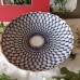 Gold Cobalt Net Biscuit Dish Russian Lomonosov porcelain