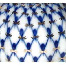 Lomonosov Porcelain Thimble Gold Cobalt Net