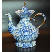 Rare Large Tea Pot • Singing Garden • Lomonosov Porcelain  • LFZ