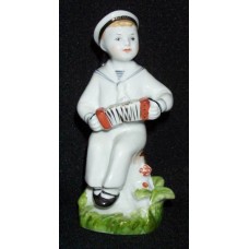 USSR Sailor Boy Playing Accordion Lomonosov