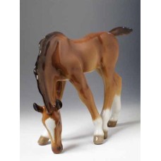 Lomonosov Large Brown Horse porcelain figurine