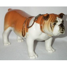 English Bulldog Lomonosov porcelain figurine