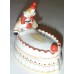 Rare Porcelain Box Clown LZFI 1950s