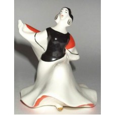 USSR 1950s Gipsy Rare Porcelain Figurine