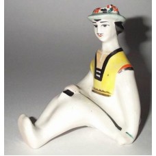 USSR 1950s Ukrainians -  2 porcelain figurines