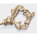 Rare Russian Antique Glass Napkin Ring Flower