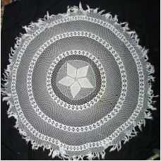 Vintage Russian Large Doily 1950s