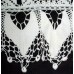 Fabulous Antique Russian Crochet Curtain Bedspread 19 c