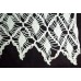 Lovely Antique Russian Crochet Curtain 1900s.