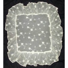 Russian Antique Alencon Lace Pillow Sham 19 c.