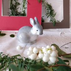 USSR 1950s Rabbit Porcelain Figurine