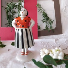 USSR 1950s Very Rare LZFI porcelain figurine