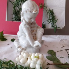Boy with Slippers USSR Pesochnaya porcelain figurine 1965