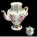 Tea Pot Blooming Twigs Lomonosov Porcelain
