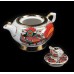 Lomonosov Unique Teapot Golden Cockerels
