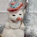 Old Christmas Ornament Spun-Cotton Snowman Old Christmas Ornament Spun-Cotton Snowman