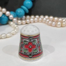 Lomonosov Porcelain Thimble Butterflies