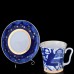 Bells Mug and Saucer Lomonosov Imperial porcelain