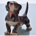 Lomonosov Dachshund porcelain figurine