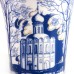 Cobalt Gold Mug and Saucer Church Lomonosov porcelain. Cobalt Gold Mug and Saucer Church Lomonosov porcelain.