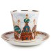 Church of the Savior on Blood Mug and Saucer Lomonosov Imperial porcelain