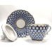 Lomonosov Cobalt Net Covered Cup FREE SHIPPING!!