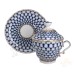 Lomonosov Cobalt Net Covered Cup FREE SHIPPING!!