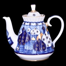 Tea pot  Russian Church Lomonosov porcelain.