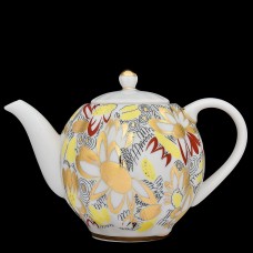 22K Gold Teapot Golden Chamomiles Imperial Lomonosov Porcelain