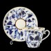 Lomonosov Cobalt Gold Tea  Set  Bluebells 3pcs