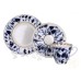 Lomonosov Cobalt Gold Tea  Set  Bluebells 3pcs