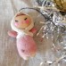 Baby Vintage Christmas Spun-Cotton Ornament Made in USSR 1970s