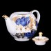 Cobalt 22K Gold Teapot Golden Garden Russian Imperial Lomonosov porcelain