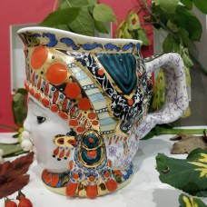 Unique USSR 1950 Creamer/Mug Gipsy Lomonosov porcelain