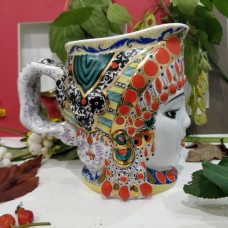 Unique USSR 1950 Creamer/Mug Gipsy Lomonosov porcelain