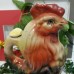 Rooster Vintage porcelain carafe Made in USSR