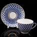 Cobalt Net 22K Gold Tea Set Imperial Lomonosov Porcelain Cobalt Net 22K Gold Tea Set Imperial Lomonosov Porcelain