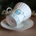 Vintage Bone china Cup and Saucer Lomonosov porcelain 1970