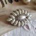 Antique Russian Mother-of-Pearl Brooch