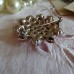 Antique Opal Russian Brooch 1910s.