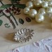 Antique Russian Mother-of-Pearl Brooch