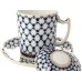 ☕ Cobalt Net Mug and Saucer Lomonosov Imperial porcelain