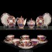 Unique Tea Set Russian Pattern 6/21 Russian Imperial Lomonosov Porcelain