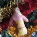 Baby Envelope Sleeping Bag Antique Christmas Spun-Cotton Ornament Made in USSR