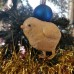 girl Muff (handwarmer) Antique Christmas Spun-Cotton Ornament Made in USSR 1940