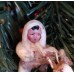 Eskimo Boy on Deer Rare Antique Spun Cotton Christmas Ornament Made in USSR 1930