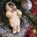 Eskimo Antique Christmas Spun-Cotton Ornament Made in USSR 1920s