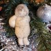 Eskimo Antique Christmas Spun-Cotton Ornament Made in USSR 1920s