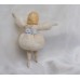 girl Muff (handwarmer) Antique Christmas Spun-Cotton Ornament Made in USSR 1940