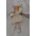 girl Muff (handwarmer) Antique Christmas Spun-Cotton Ornament Made in USSR 1940